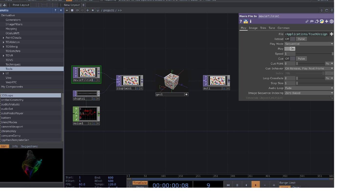 TouchDesigner network